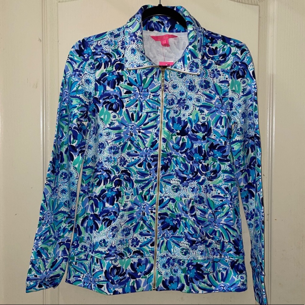 LILLY PULITZER UPF 50+ Leona Zip-up